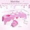 Unicorn Popsicle Molds with Sticks, 4-Pack Silicone Popsicle Holders for Kids Girls, Mini Homemade Ice Cream Molds, Easy-release Popsicle Maker, BPA-free & Dishwasher Safe (Classic)